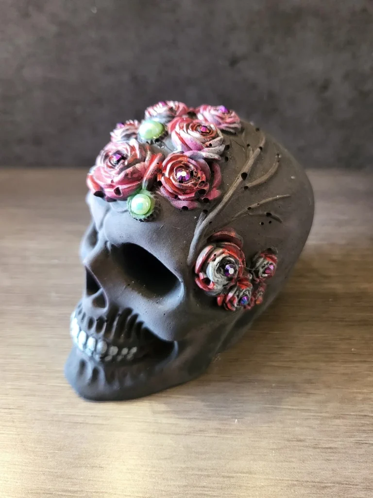 Day of the Dead skull Black