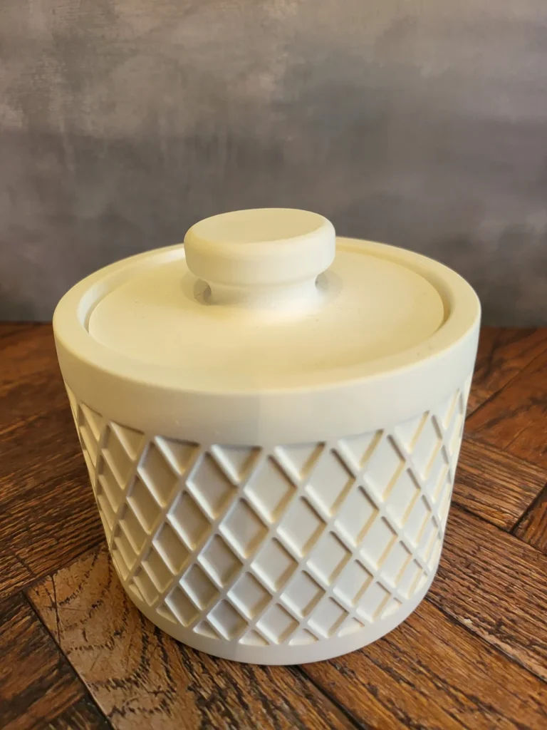 Diamond Jar With Lid