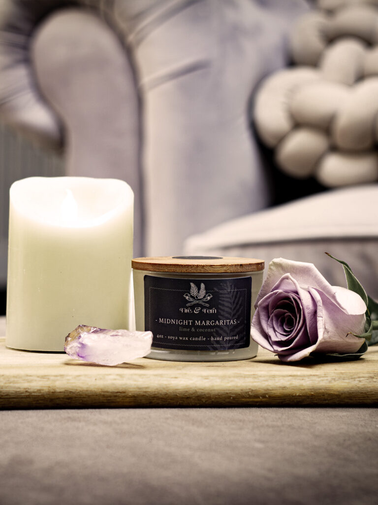 Midnight margarita soy wax candle home image