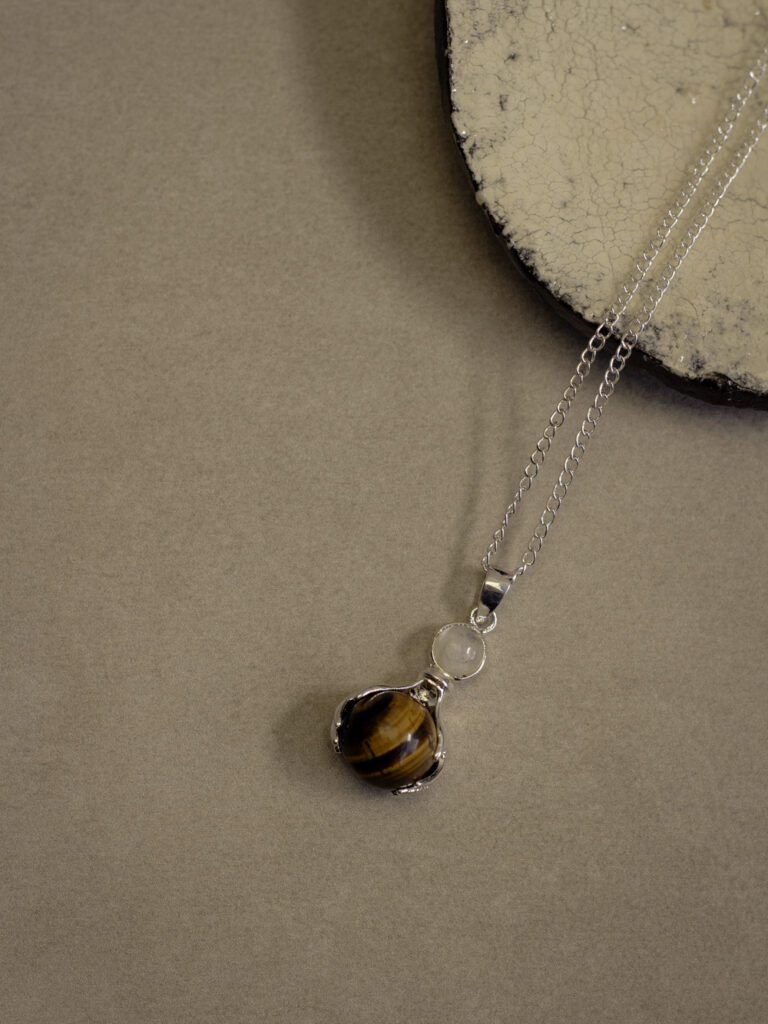 tiger eye pendant necklace