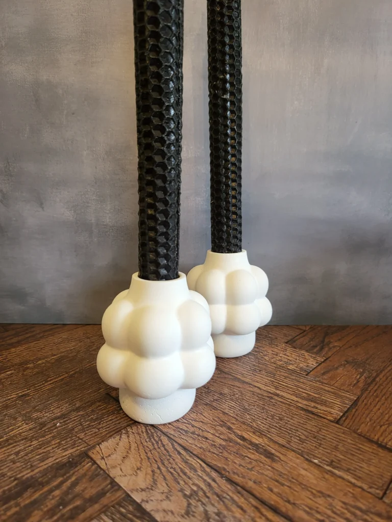 bubble candle holders