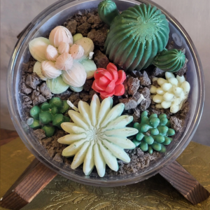 Handmade Cactus Candle